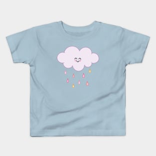 Happy Rain Cloud Kids T-Shirt